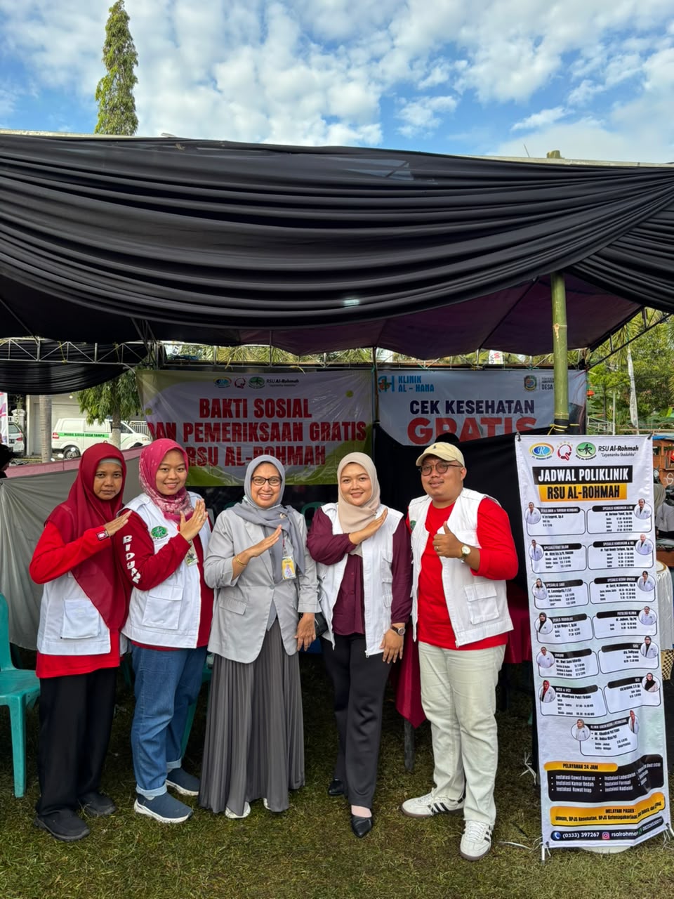 Bakti Sosial dan Pemeriksaan Gratis dalam Acara Tampo Fair